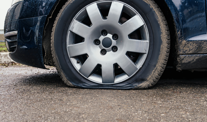 Can I drive a car with a puncture tire