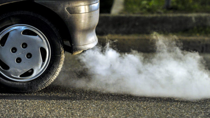 Car Blowing White Smoke